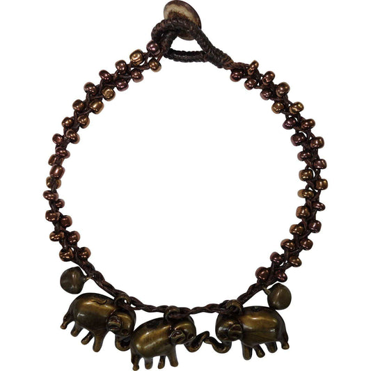 Elephant Anklet Foot Ankle Bracelet Chain Mens Womens Girls Ladies Jewellery UK