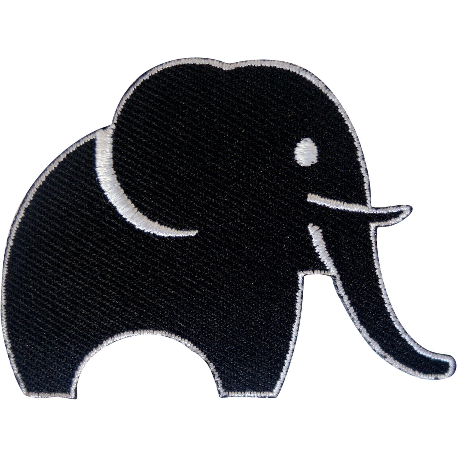 Elephant Patch Iron Sew On Clothes Bag Animal Embroidered Badge Crafts
