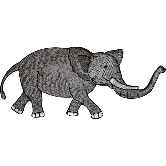Embroidered Elephant Iron On Badge Sew On Patch Animal Embroidery Cloth Applique