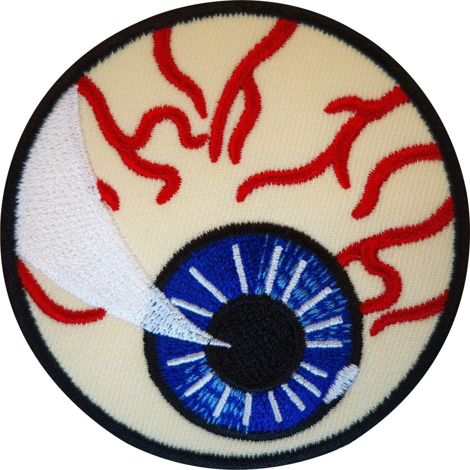 Embroidered Eyeball Iron On Patch Sew On Badge Clothes Eye Embroidery