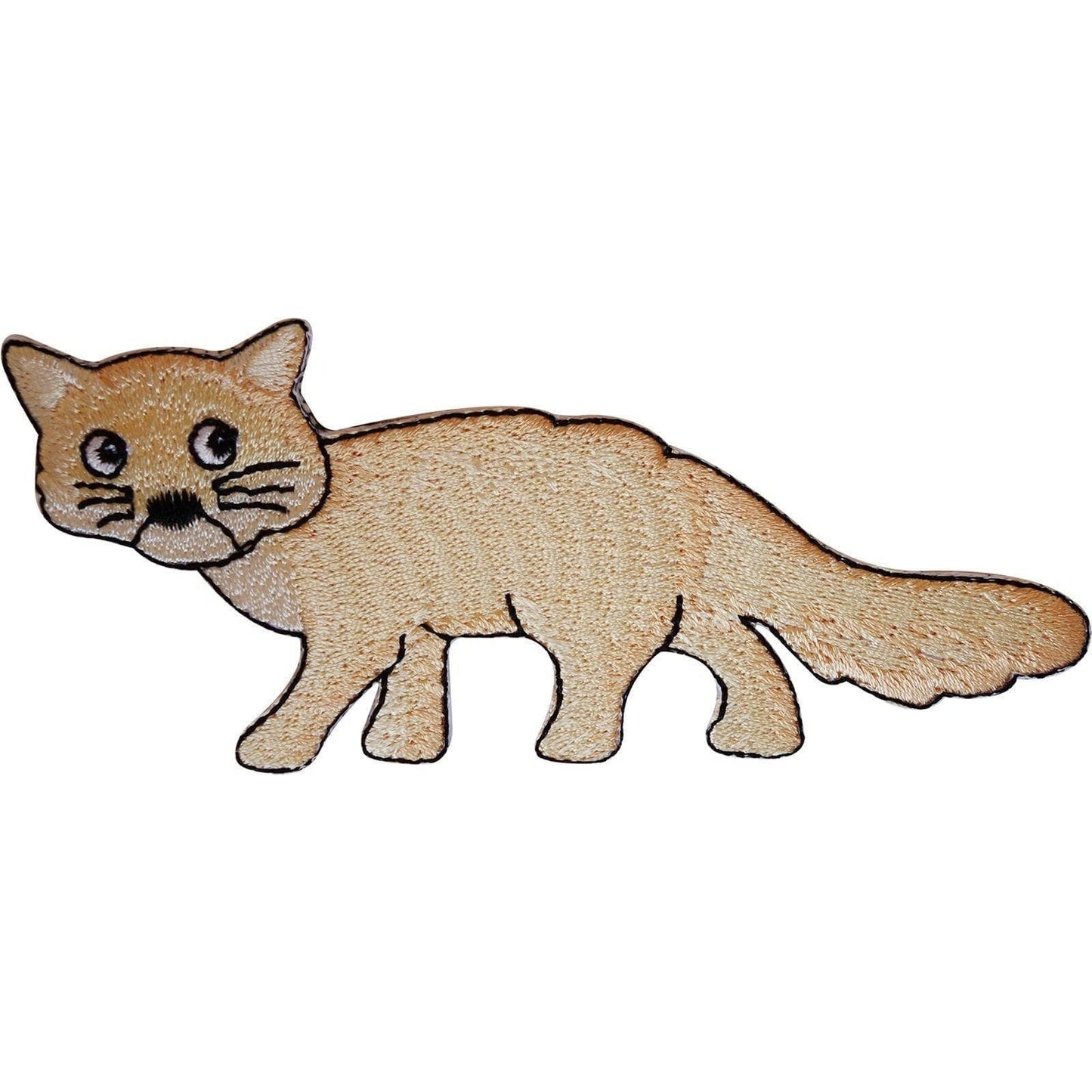 Embroidered Fox Cat Iron On Badge Sew On Patch T Shirt Jeans Embroidery Applique