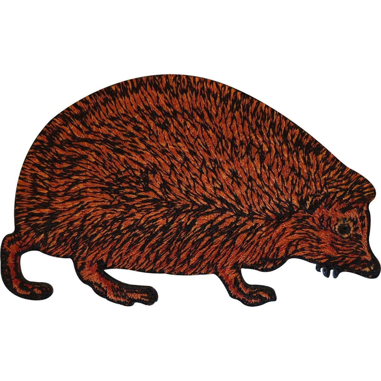 Embroidered Hedgehog Iron On Patch Sew On Badge Cloth Animal Embroidery Applique