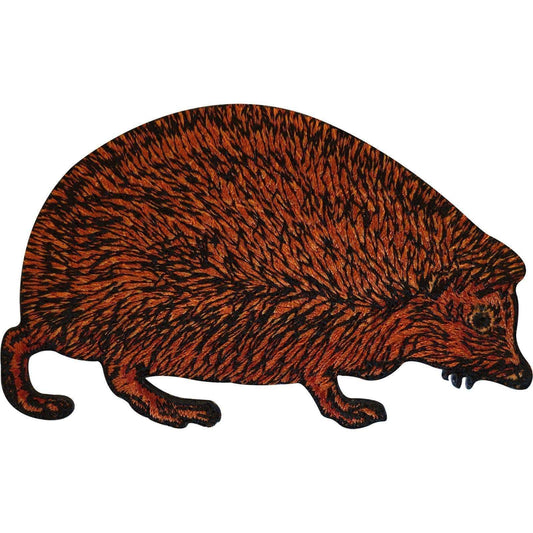 Embroidered Hedgehog Iron On Patch Sew On Badge Cloth Animal Embroidery Applique