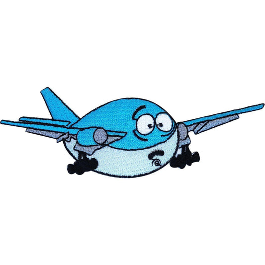 Embroidered Iron On Aeroplane Patch Sew On Badge Airplane Embroidery Applique
