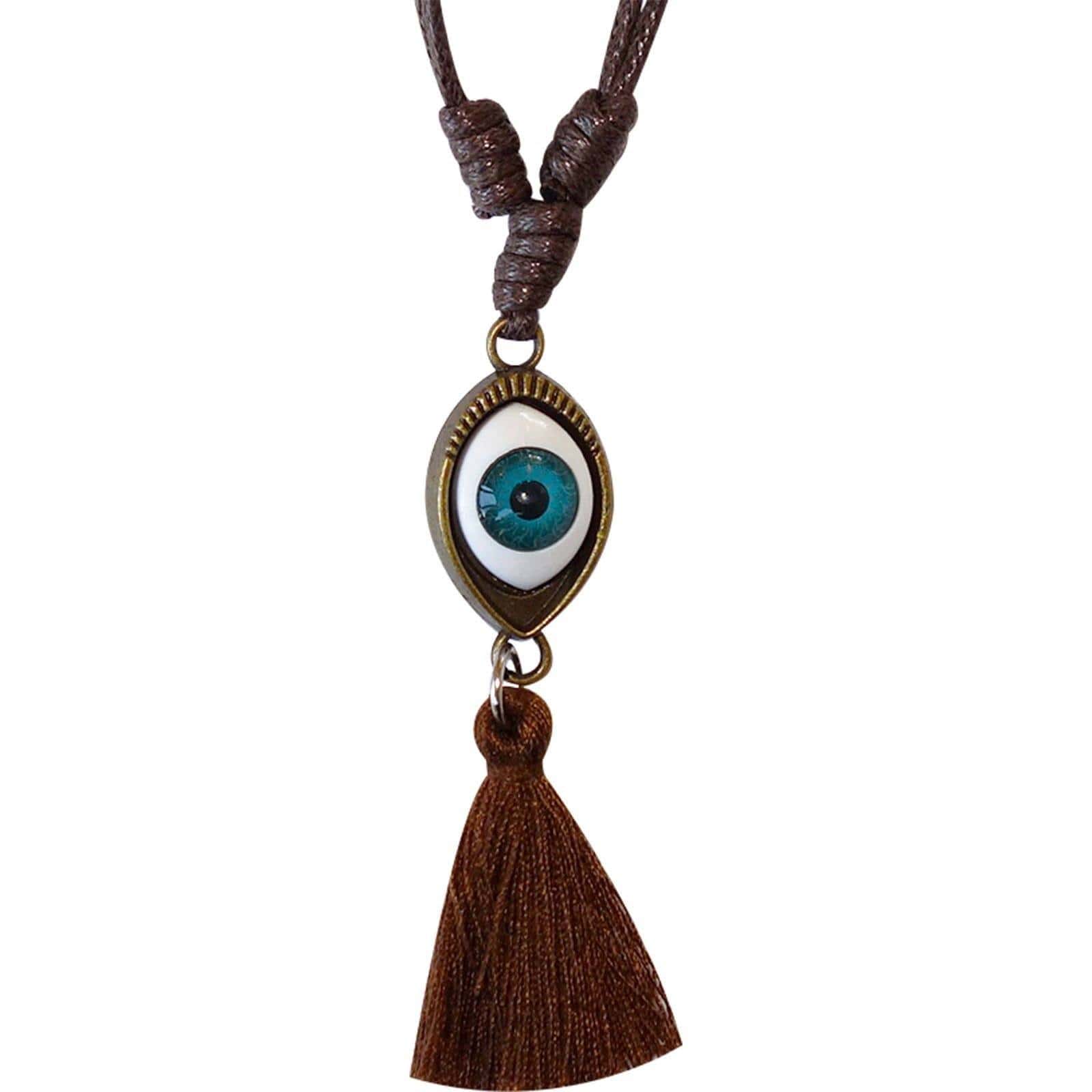 Evil Eye Necklace Pendant Chain Womens Girls Mens Boys Children Ladies Jewellery