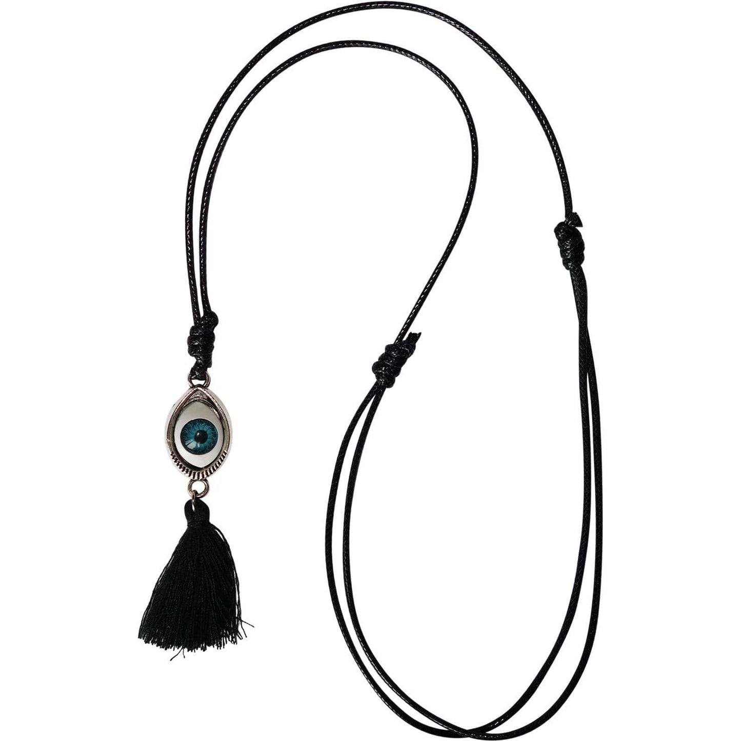 Evil Eye Necklace Tassel Pendant Chain Womens Girls Mens Boys Ladies Jewellery