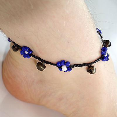 Floral Flower Ankle Bracelet Foot Anklet Bells Chain Girls Ladies Kids Jewellery Floral Flower Ankle Bracelet Foot Anklet Bells Chain Girls Ladies Kids Jewellery