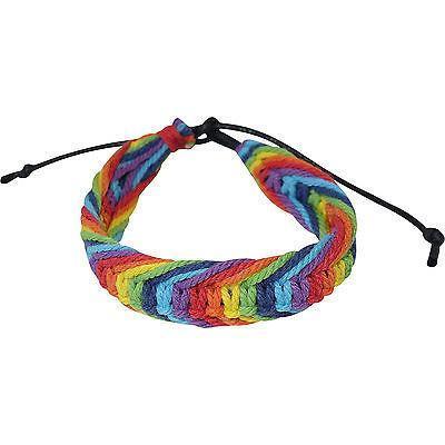 Gay Pride Rainbow Wristband Friendship Bracelet Charm Bangle Mens Womens Jewelry Gay Pride Rainbow Wristband Friendship Bracelet Charm Bangle Mens Womens Jewelry