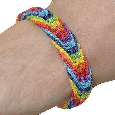 Gay Pride Rainbow Wristband Friendship Bracelet Charm Bangle Mens Womens Jewelry Gay Pride Rainbow Wristband Friendship Bracelet Charm Bangle Mens Womens Jewelry