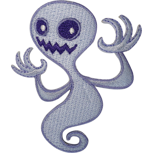 Ghost Patch Iron Sew On Clothes Halloween Embroidery Applique Embroidered Badge