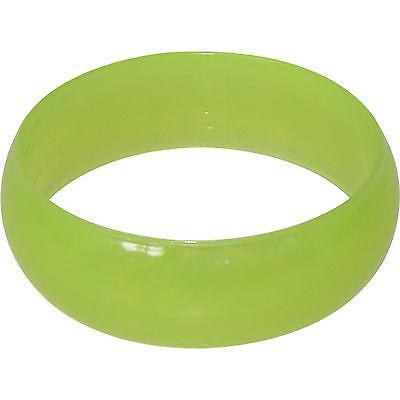 Green Bracelet Bangle Wristband 80s Eighties 1980s Retro Fancy Dress Jewellery Green Bracelet Bangle Wristband 80s Eighties 1980s Retro Fancy Dress Jewellery