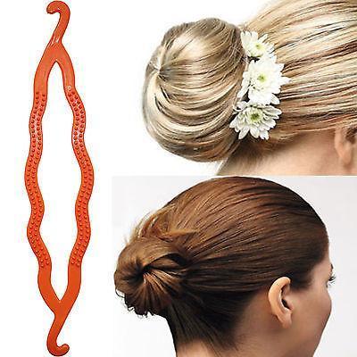 Hair Bun Doughnut Style Maker Clip Girls Womens Donut Styling Grip Accessories Hair Bun Doughnut Style Maker Clip Girls Womens Donut Styling Grip Accessories