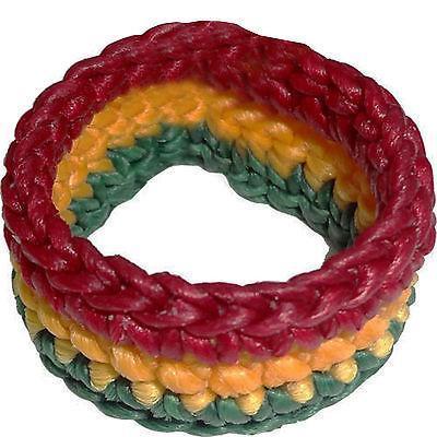 Handmade Mens Womens Rasta Ring Hippie Reggae Mans Ladies Hippy Surfer Jewellery