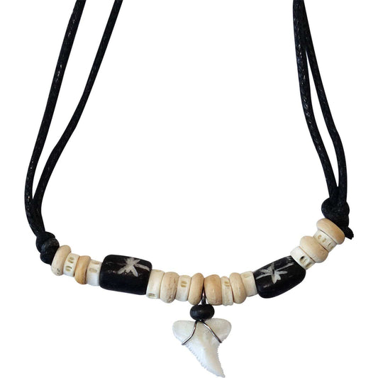 Shark Tooth Necklace Pendant Chain Mens Womens Boys Girls Childrens Jewellery