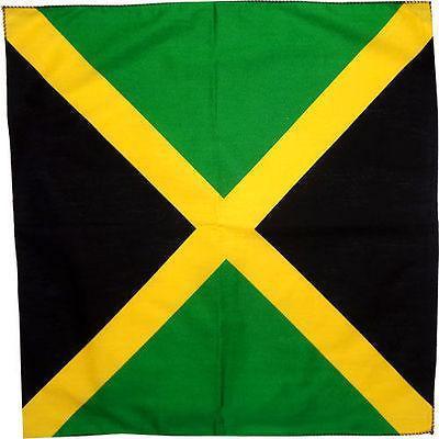 Jamaica Country Flag Bandana Bandanna Headband Hairband Hair Tie Head Neck Scarf