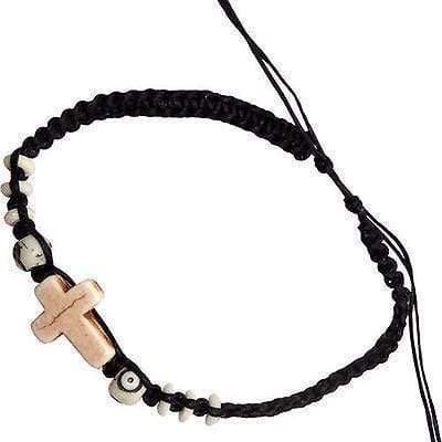 Jesus Crucifix Cross Charm Surf Bracelet Wristband Bangle Mens Womens Boys Girls Jesus Crucifix Cross Charm Surf Bracelet Wristband Bangle Mens Womens Boys Girls