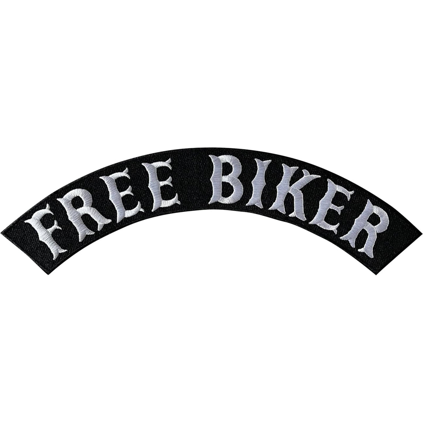 Large Free Biker Patch Iron On Sew On Motorcycle Jacket Motorbike Vest Big Badge