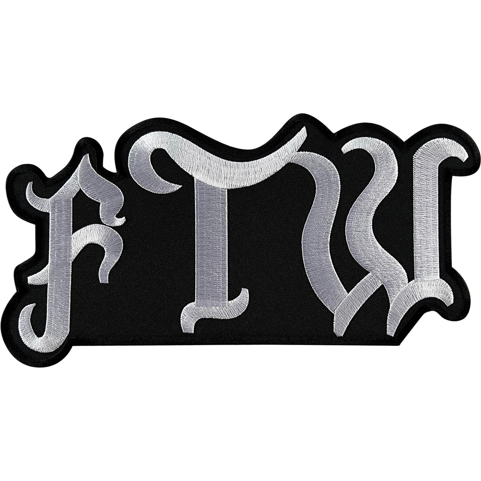 Large FTW Patch Iron Sew On Clothes Jacket T Shirt Big Embroidered Biker Badge