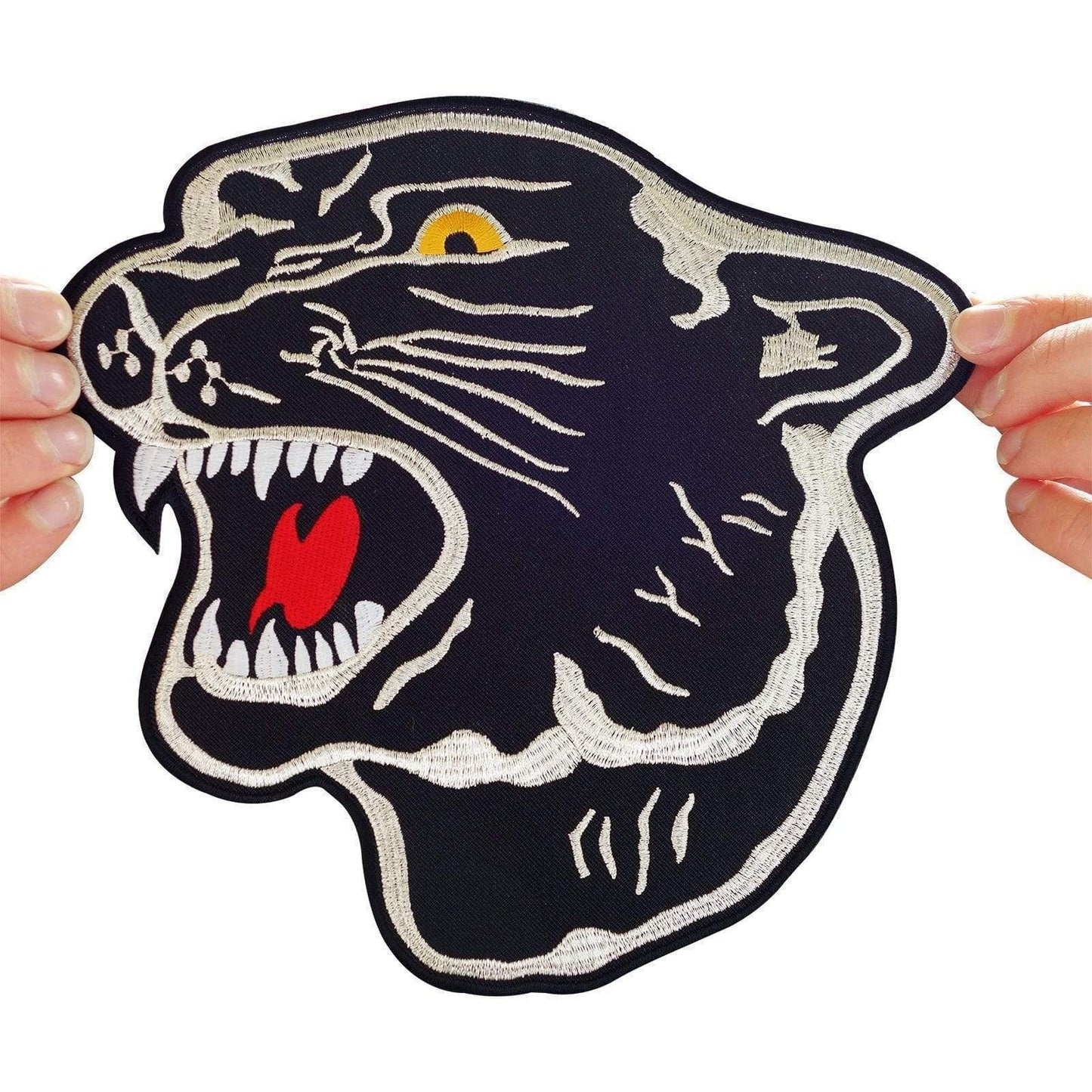 Large Iron Sew On Panther Patch Biker Motorcycle Motorbike Jacket T Shirt Badge