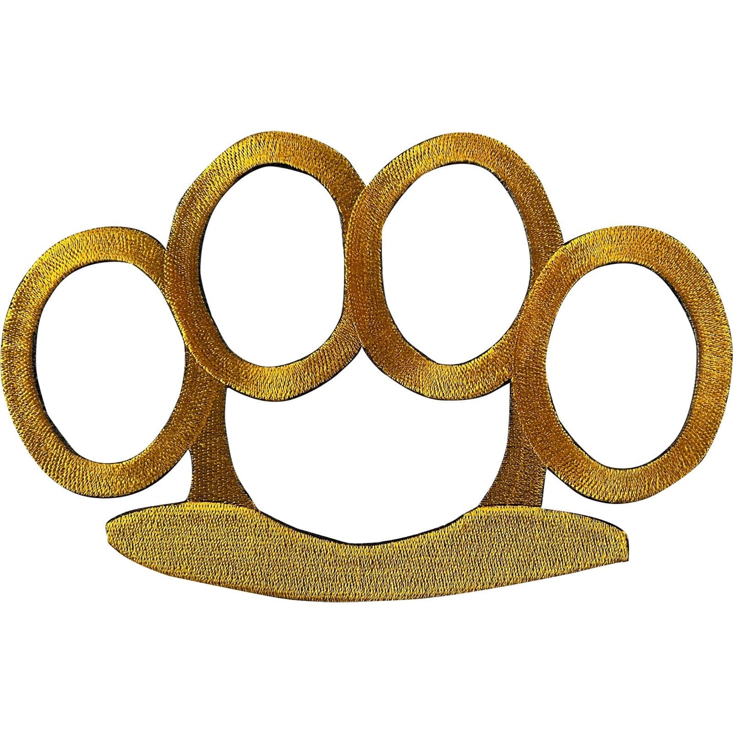 Large Knuckle Duster Iron Or Sew On Embroidered Patch Embroidery Badge Applique
