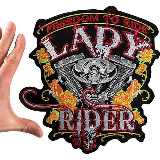 Lady Rider Top Lady Rider Patches | Free UK Delivery