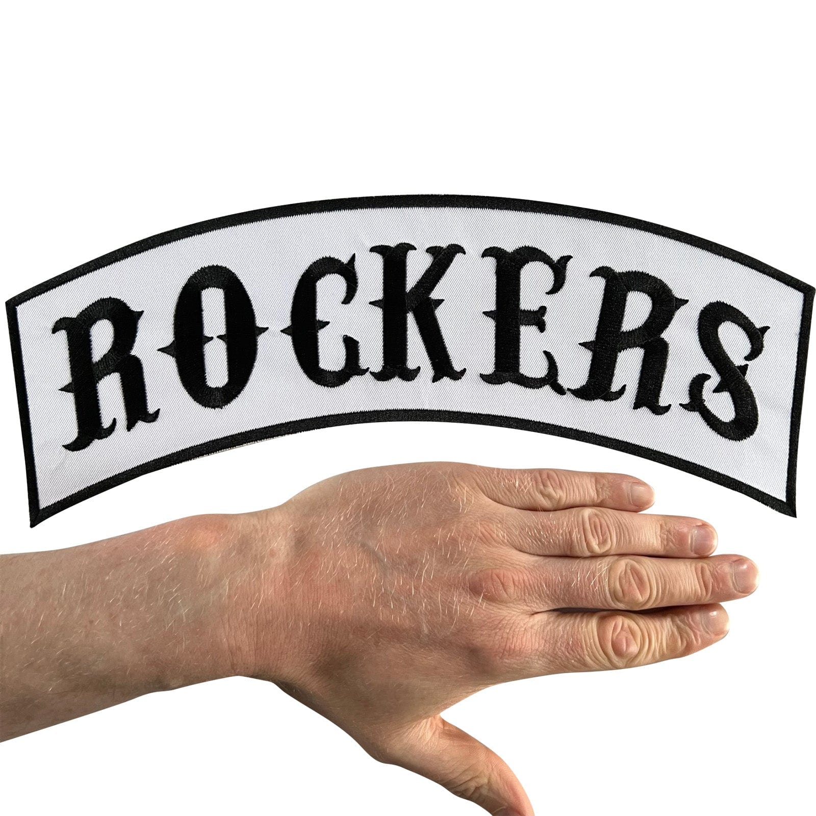 Large Rockers Patch Iron Sew On Jacket Coat Hoodie Big Embroidered Bik