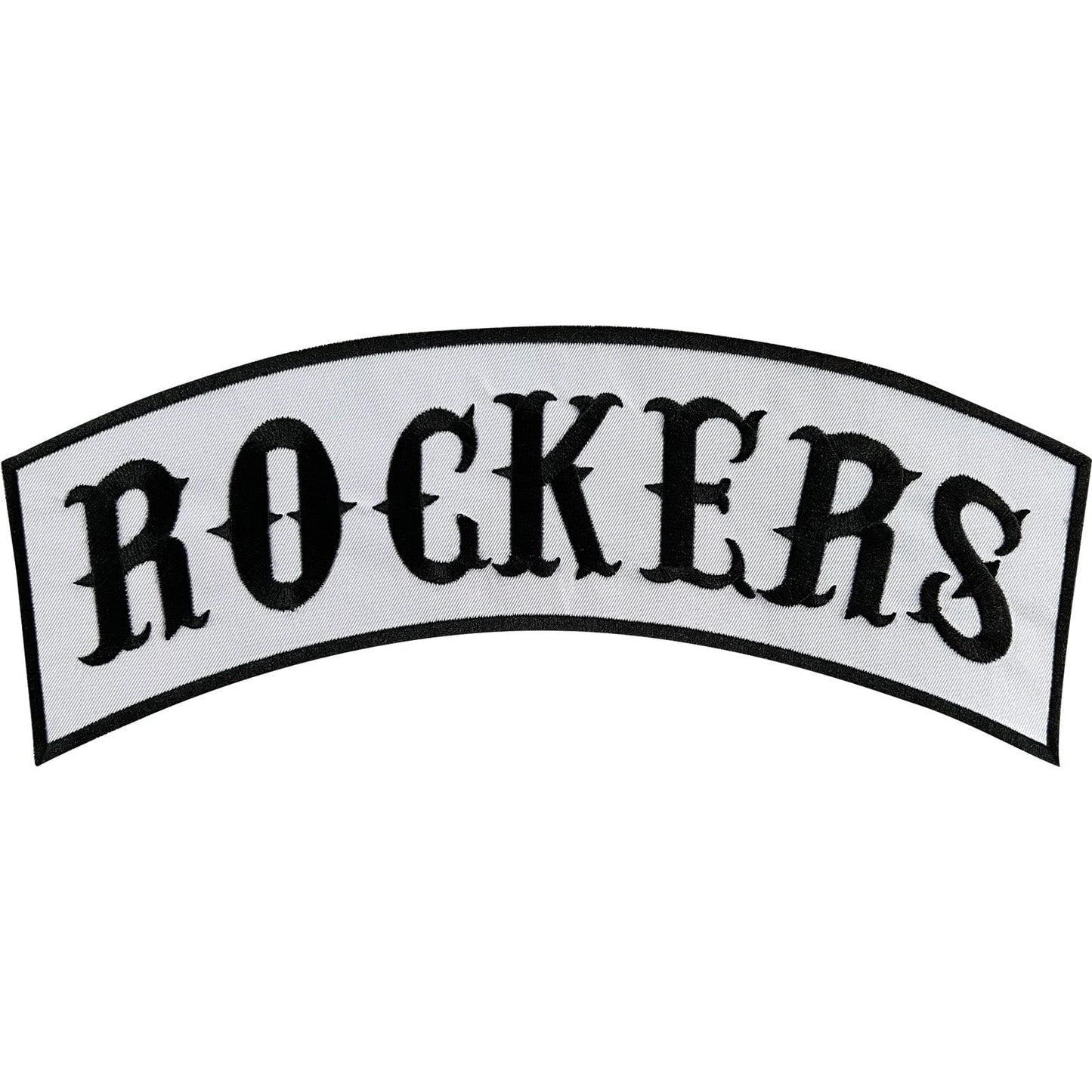 Large Rockers Patch Iron Sew On Jacket Coat Hoodie Big Embroidered Biker Badge