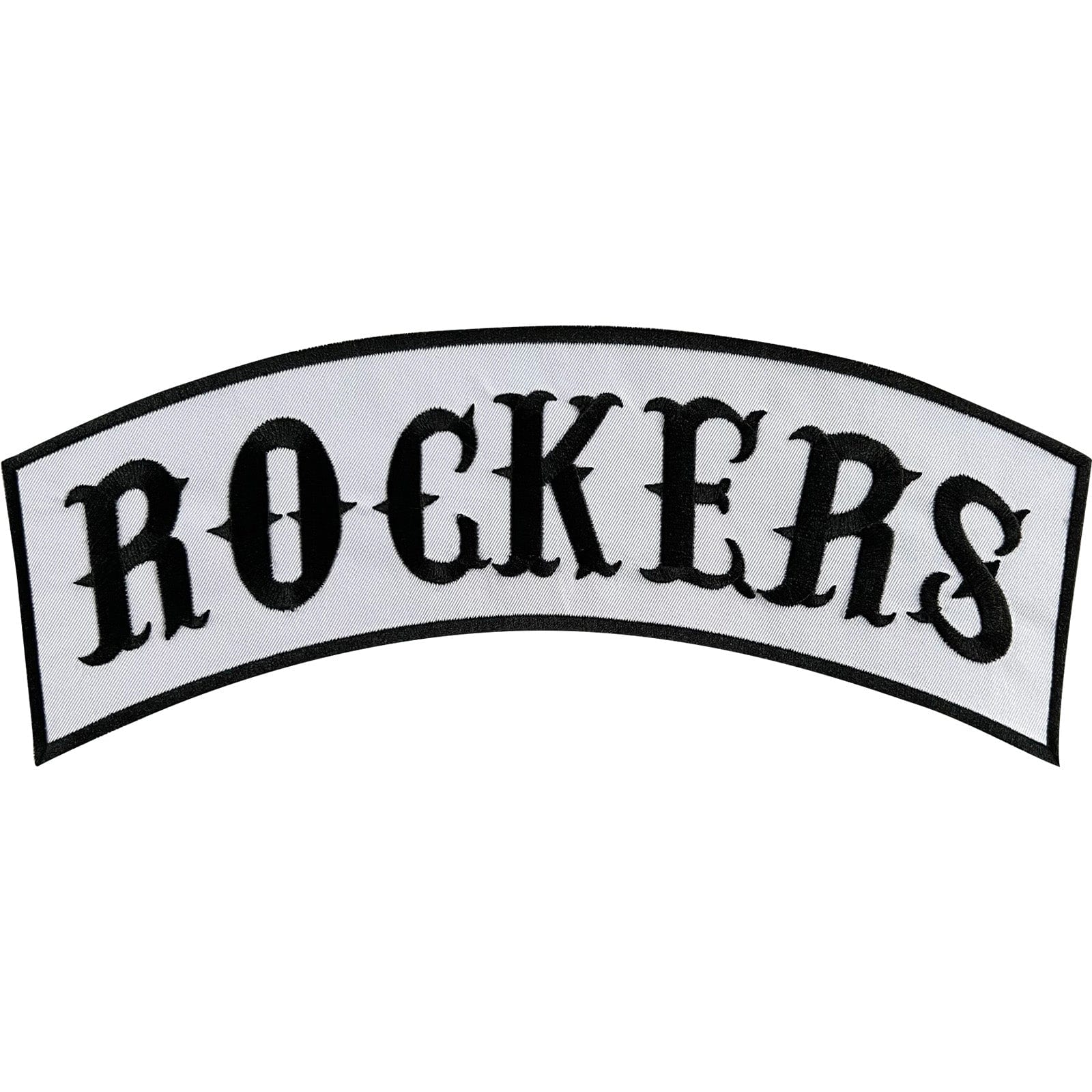 Large Rockers Patch Iron Sew On Jacket Coat Hoodie Big Embroidered Biker Badge