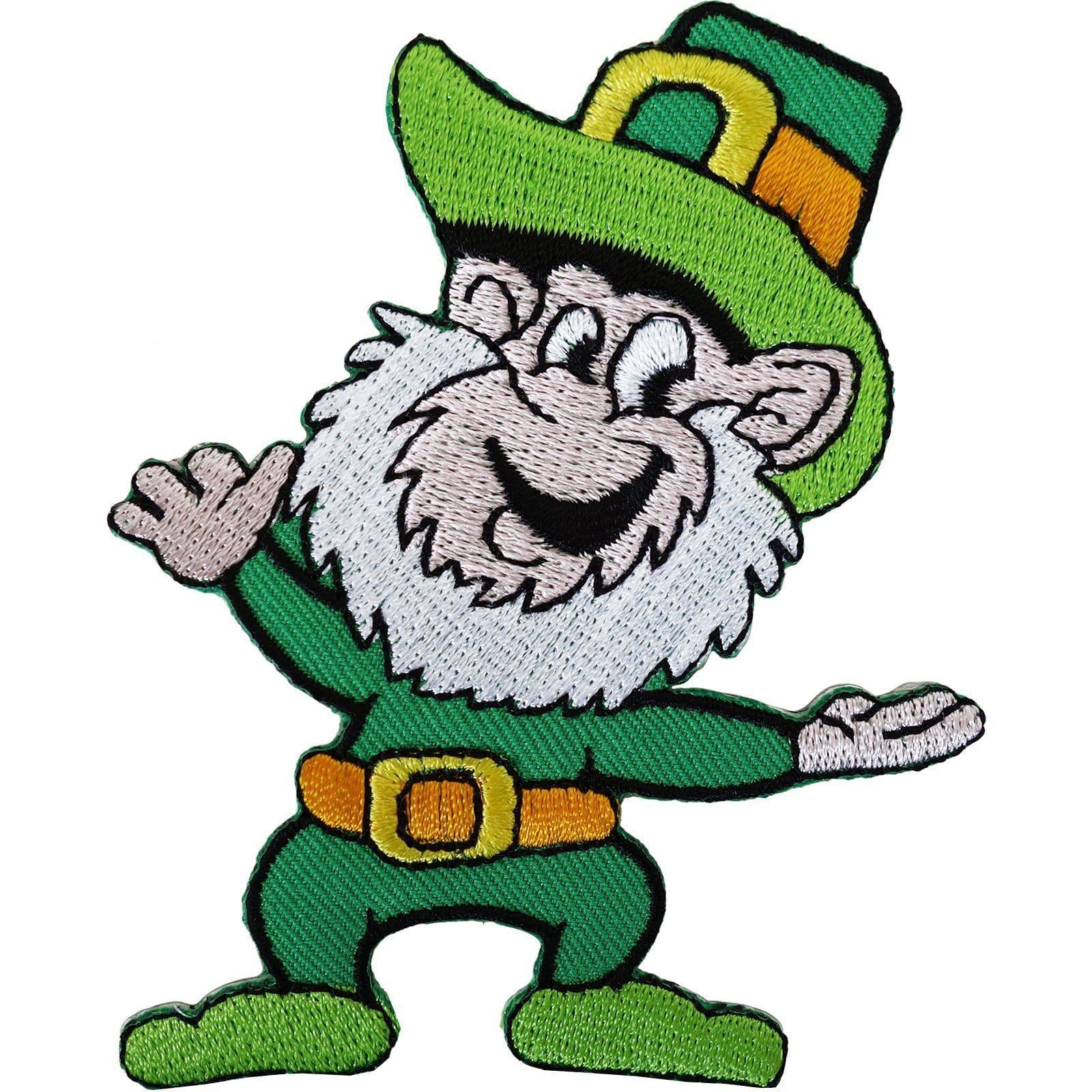 Leprechaun Patch Irish Embroidered Sew / Iron On Badge Ireland St Patricks Day