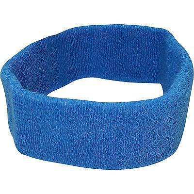 Light Blue Sports Head Sweatband Hairband Sweat Band Headband Exercise Zumba Gym