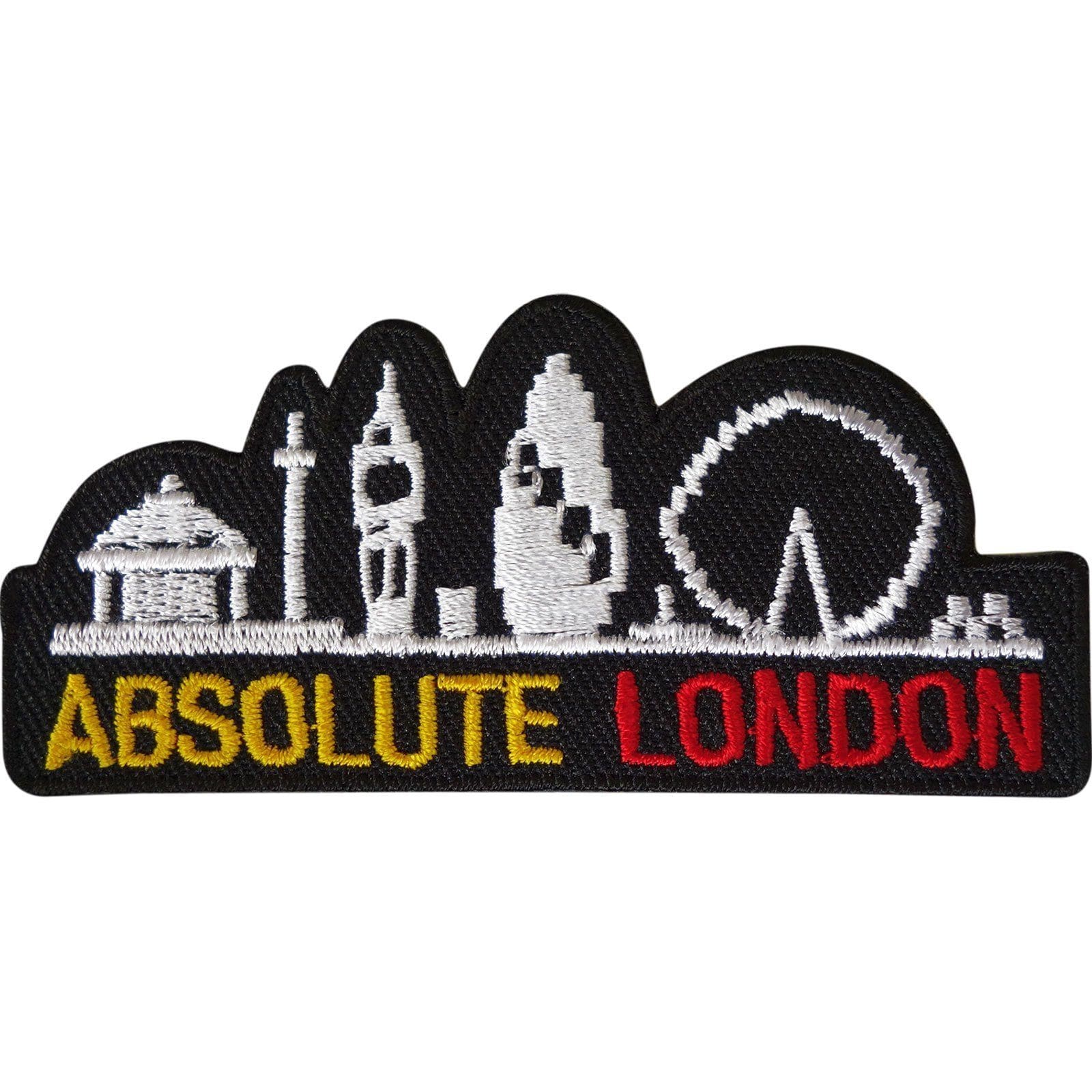 London Patch Iron Sew On UK Embroidered Badge United Kingdom Embroider