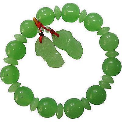 Lucky Jade Buddha Bracelet Wristband Bangle Mens Ladies Boys Girls Kid Jewellery