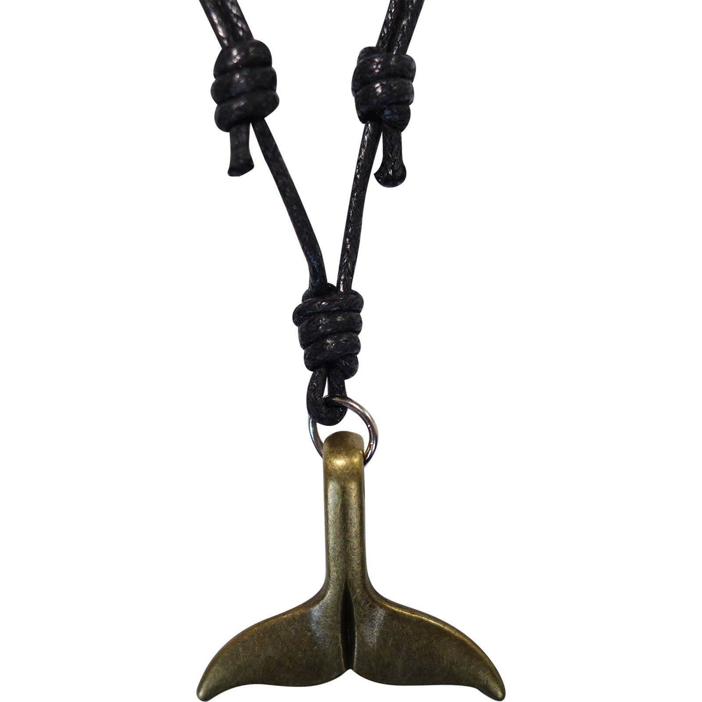 Metal Whale Mermaid Dolphin Tail Pendant Chain Necklace Mens Womens Childrens