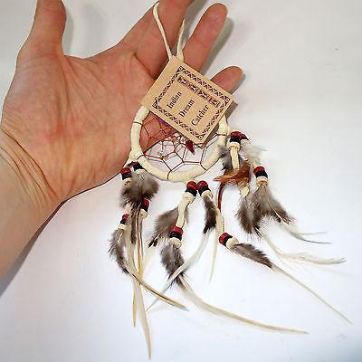 Mini Cream Dreamcatcher Childrens Kids Boys Girls Bedroom Car Decor Toy Present