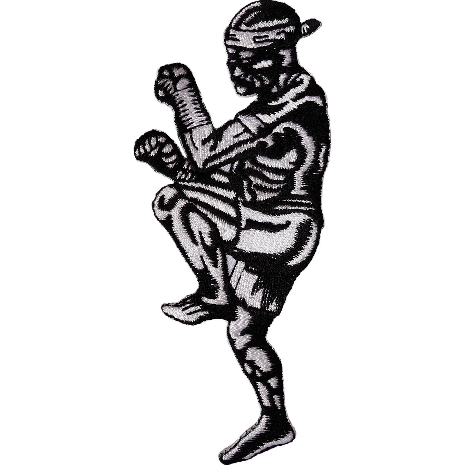 Muay Thai Boxing Iron On Patch Sew On Clothes Bag Embroidery Embroidered Badge