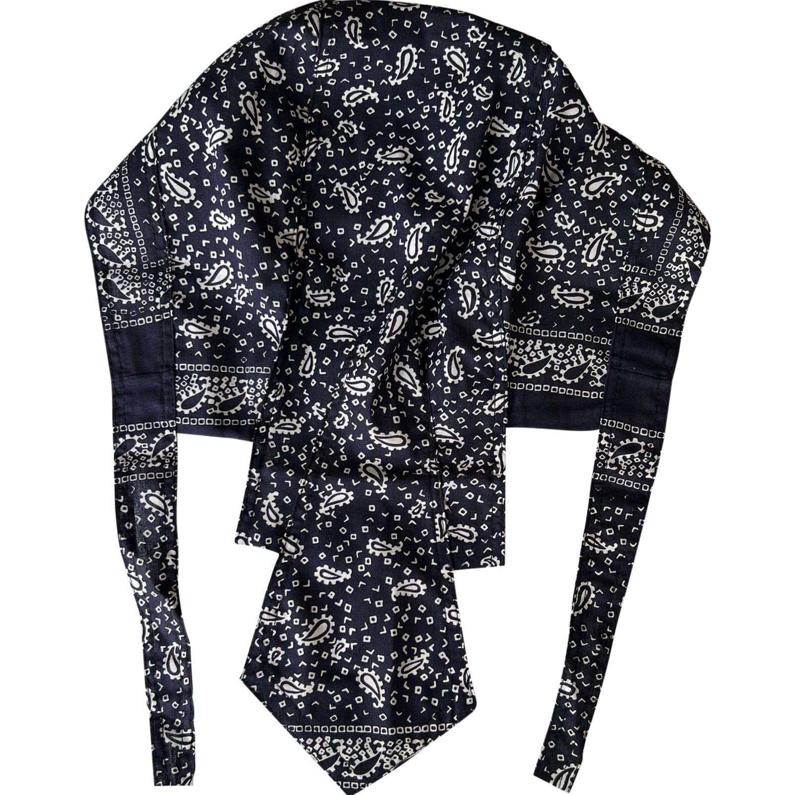 Navy Blue Bandana Zandana Hairband Headband Scarf Durag Hair Head Band Hat Cap