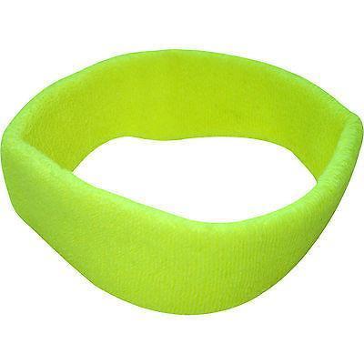 Neon Yellow Sports Head Sweatband Hairband Sweat Band Headband Body Attack Yoga