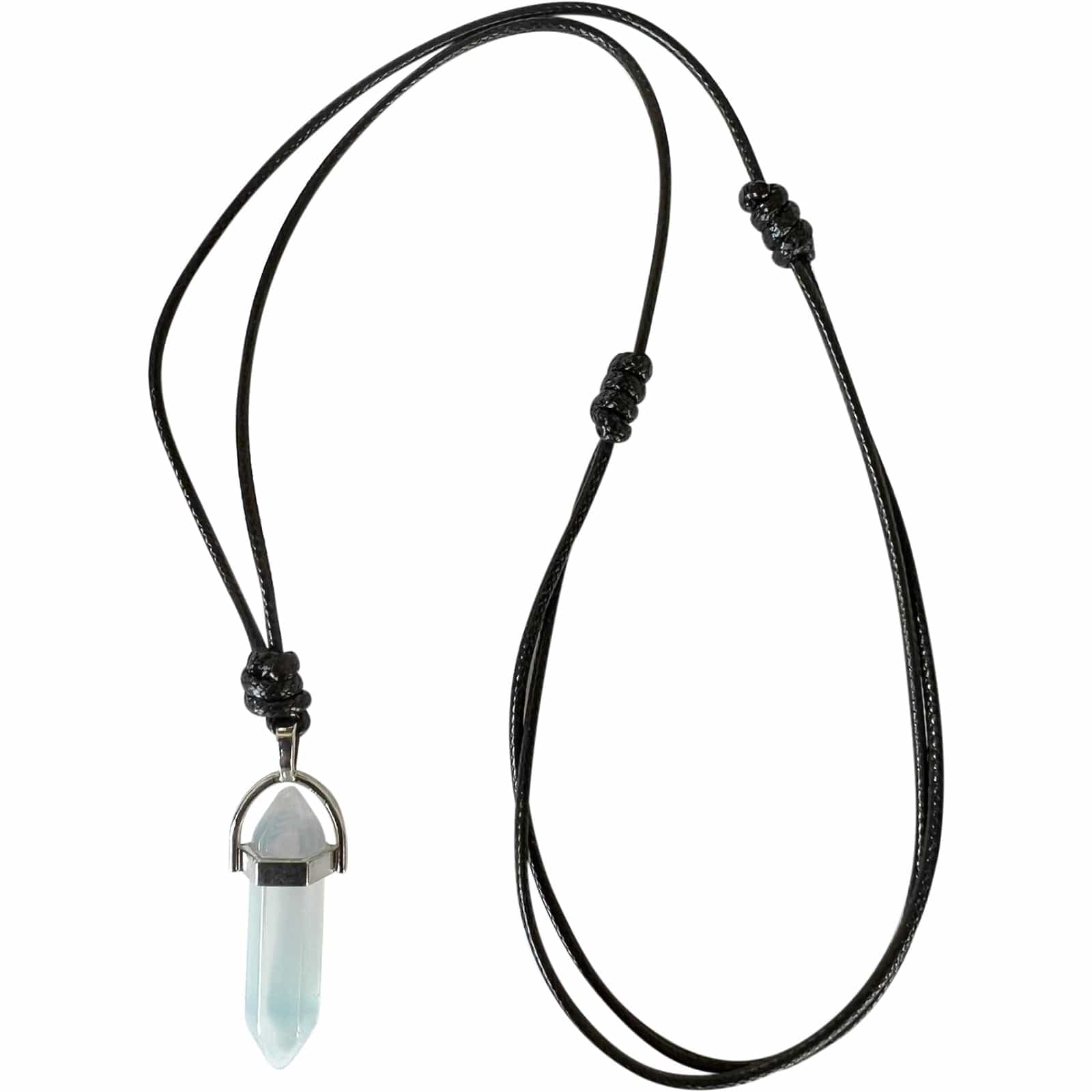 Opal Crystal Necklace Pendant Womens Mens Girl Opalite Quartz Gemstone Jewellery