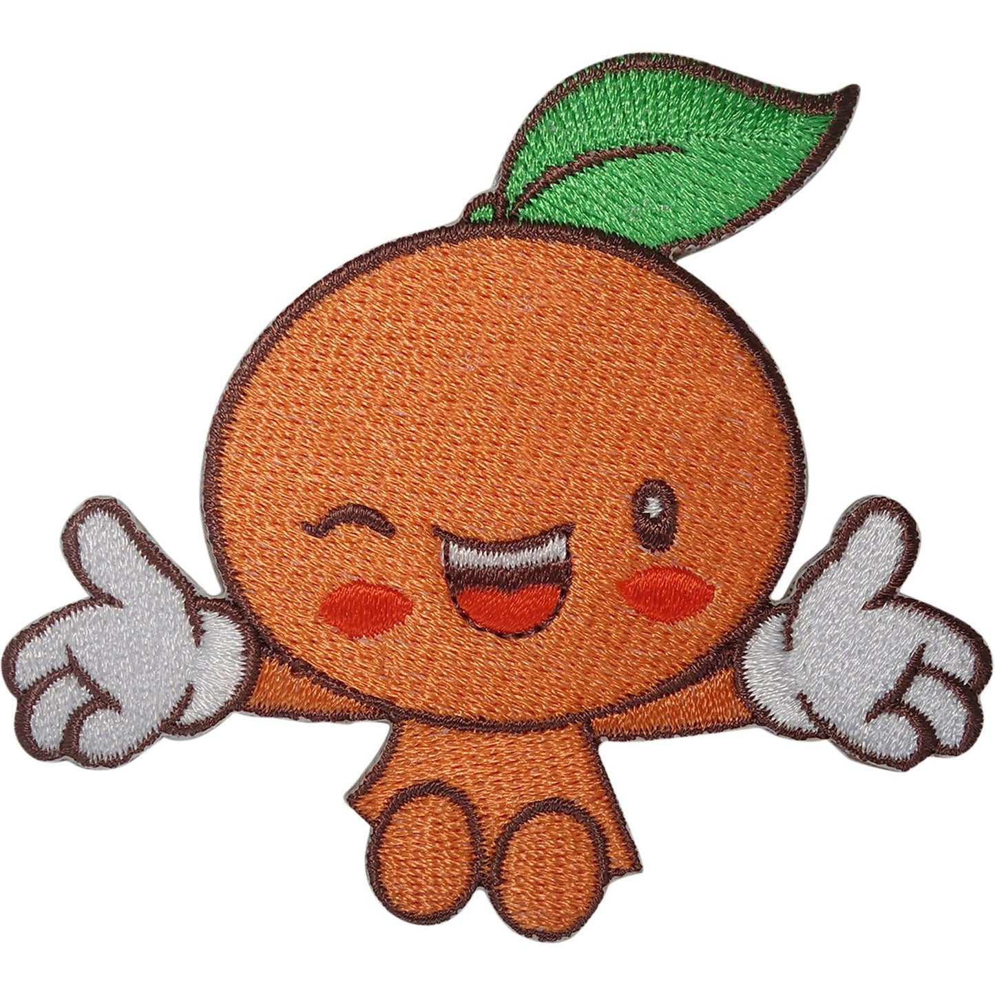 Orange Fruit Iron Sew On Patch Clothes Bag Jeans T Shirt Dress Embroidered Badge