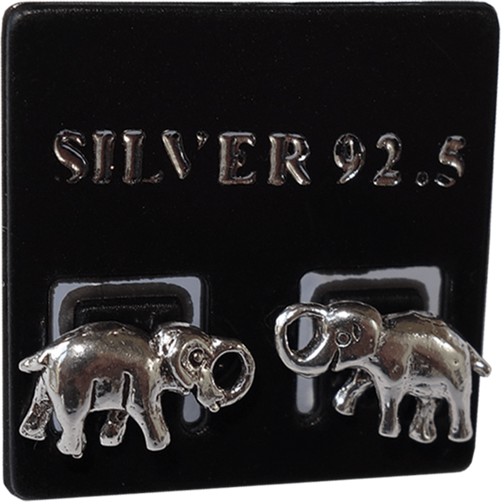 Pair 925 Sterling Silver Elephant Earrings Ear Studs Ladies Girls Stud Jewellery