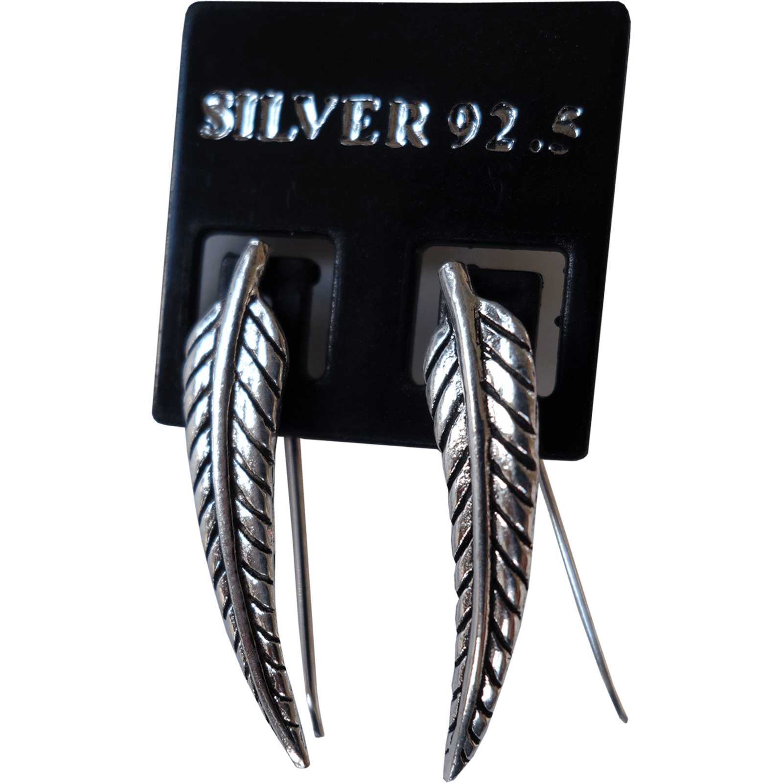 Pair of 925 Sterling Silver Stud Earrings Hook Ear Studs Womens Ladies Jewellery