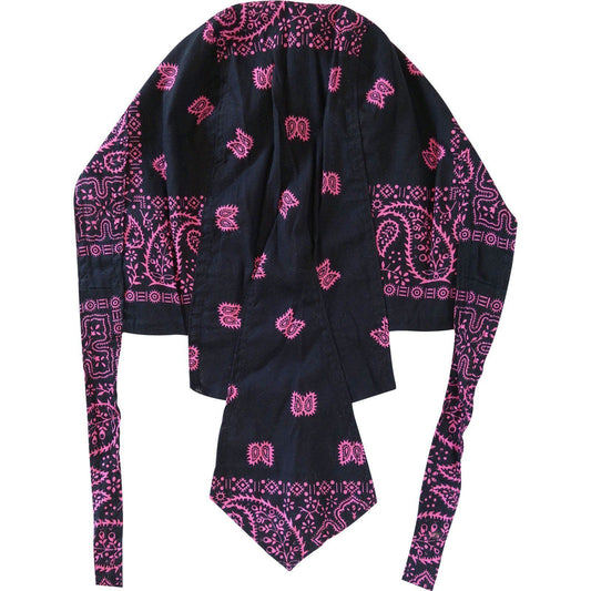Paisley Black Pink Bandana Biker Motorcycle Motorbike Sun Gym Cycle Hat Chef Cap Paisley Black Pink Bandana Biker Motorcycle Motorbike Sun Gym Cycle Hat Chef Cap