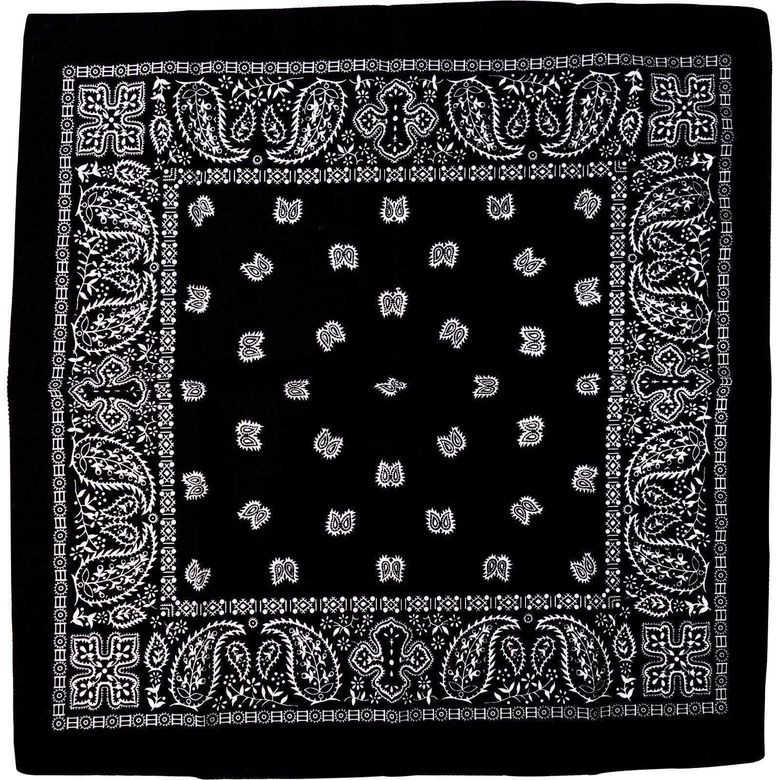 Paisley Leaf Black Bandana Hair Band Head Bandanna Headband Scarf Sport Chef Hat Paisley Leaf Black Bandana Hair Band Head Bandanna Headband Scarf Sport Chef Hat
