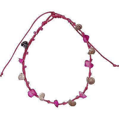Pink Ankle Bracelet Beach Shells Foot Anklet Chain Womens Girls Feet Jewellery