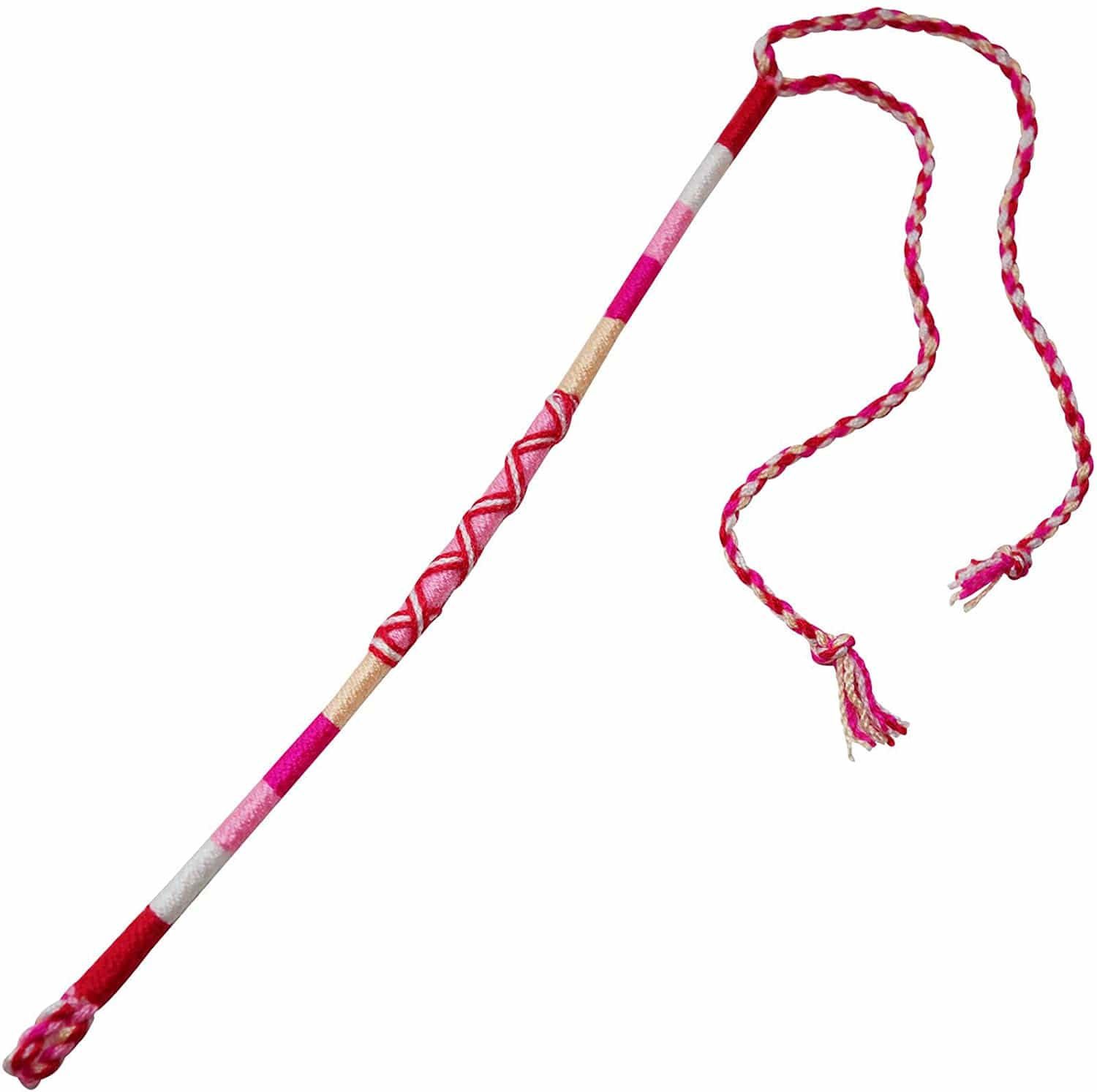 Pink Cotton Friendship Charm Bracelet Wristband Cuff Bangle Womens Ladies Girls