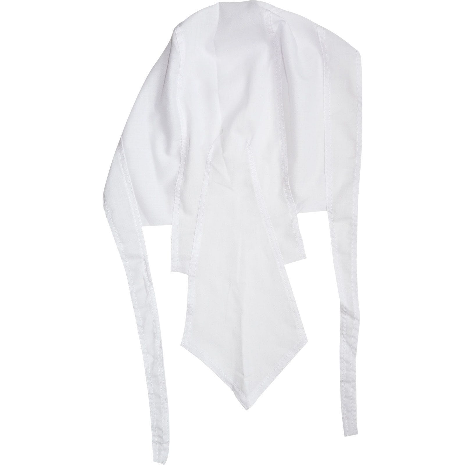 Plain White Bandana Biker Durag Pirate Fancy Dress Cycling Catering Chef Hat Cap