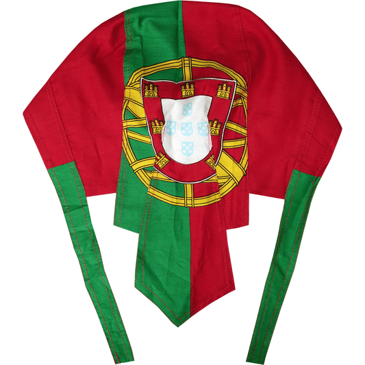 Portugal Flag Bandana Durag Biker Motorcycle Motorbike Chef Hat Cap Head Scarf