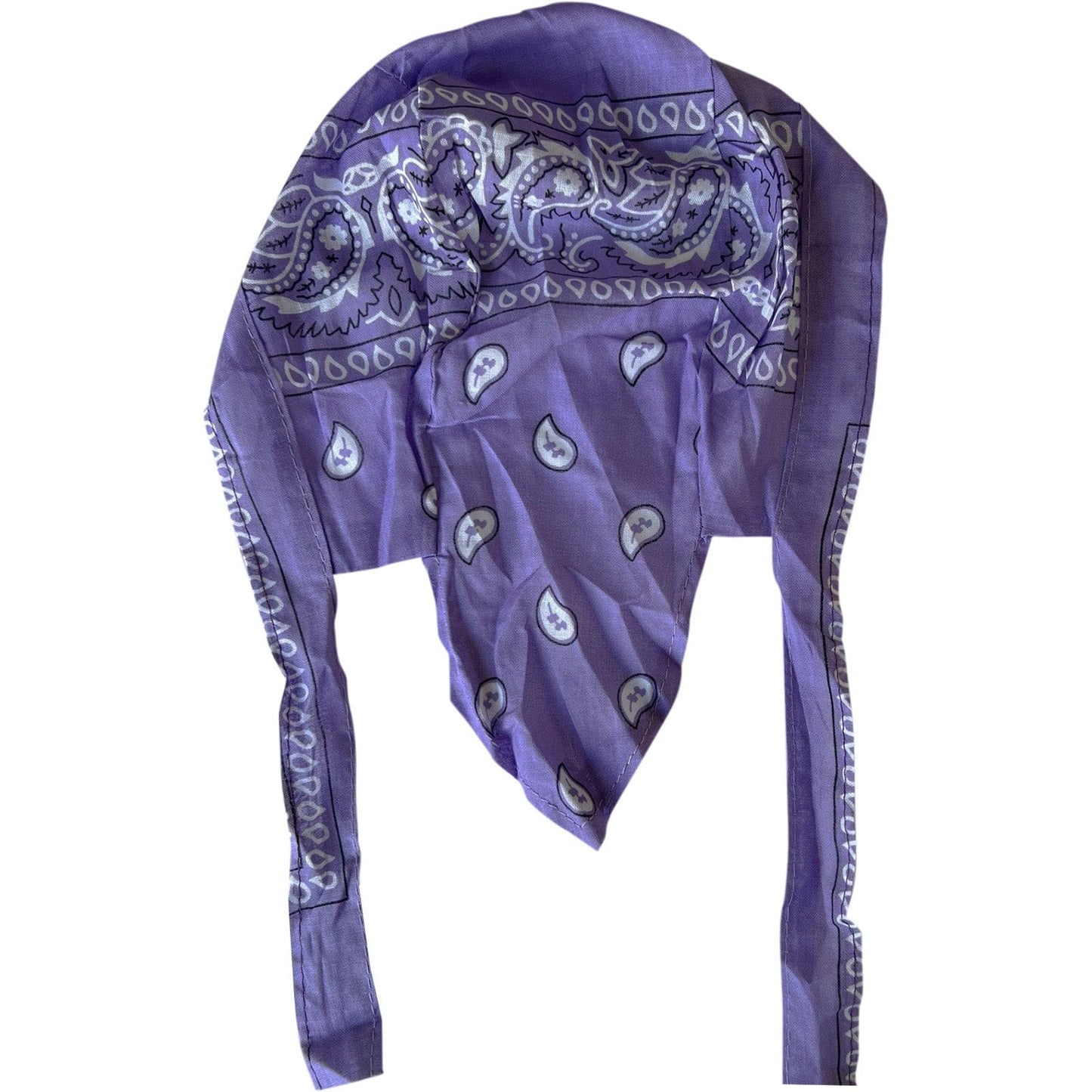 Purple Bandana Zandana Hairband Headband Headscarf Durag Hair Head Band Hat Cap
