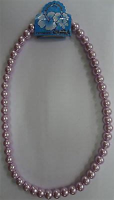 Purple Faux Pearl Beaded Necklace Chain Womens Ladies Childs Kid Girls Jewellery Purple Faux Pearl Beaded Necklace Chain Womens Ladies Childs Kid Girls Jewellery