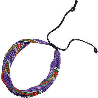 Purple Multicoloured Bracelet Wristband Bangle Mens Womens Boys Girls Jewellery